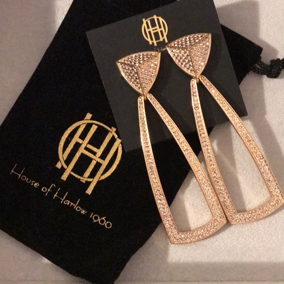 House of Harlow 1960 Jewelry - 🆕 Gorgeous statement earrings!! **Brand New**